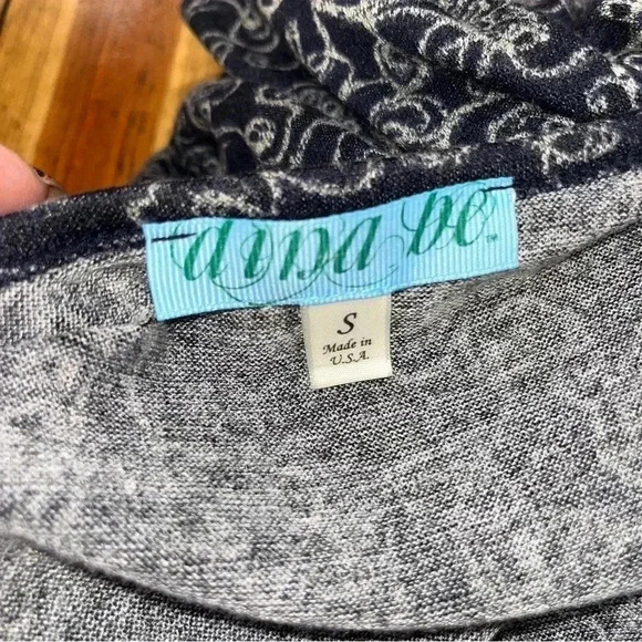 Dina be precious paisley fitted long sleeve mini dress light sweater fabric - Picture 7 of 7